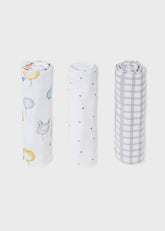 Set 3 gasas punto pequeñas